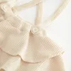 Milancel Zestaw ubrania dla niemowląt w kwiatach bluzki ubrania pielęgnacyjne buffy Baby Bloomer 2 szt. Suib niemowlęcia LJ201223