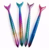 Creative Mermaid Gel Pen Stationery Cute Cartoon PenMermaid Bullet BallPoint Pennor Studentprisutmärkelse Present WQ737-WLL