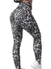 Mode Sexy Leopard Gym Fitness Leggings Frauen Sport Hohe Taille Workout Leggins Push-up Gedruckt Hosen Stretchy Booty Jogging 201202