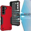 Etui na telefony hybrydowe do Samsung A53 A73 A33 A23 A03 Core S22 + S22 Ultra A13 A22 A03S A32 do iPhone 13 Pro Max 12 11 Odporny na wstrząsy TPU PC Pokrywa ochronna D1