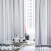 Nordic Light Luxury White Gauze Curtain For Living Room Bay Window Soild Sheer Tulle Drape Balcony Modern Custom Made S601#40