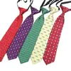 Bow Ties härlig tecknad bilbjörnstjärna pojkar flickor barn elastiska slips polyester barn söta 5,5 cm tryck djurparti dagligen bindningar1