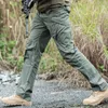 IX9 Wodoodporna wojna taktyczna gra Cargo spodnie męskie dla letnich Silm Casual Spodnie Męskie Spodnie Combat Swat Army Wojskowy Aktywny LJ201007