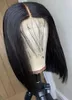 Allove 2x6 Bob Lace Closure Wigs Brazilian Virgin Hair Straight Human Hair Wigs Swiss Lace Frontal Wig Pre Plucked90946596165243