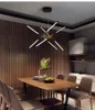 Nordic LED Chandelier Lamps for Home Living Room Dining Bedroom Decoration Modern Golden Loft Villa Hanging LED Lights Lighting