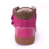 PEKNY BOSA Children shoes boots boys girls genuine leather ankle-boots toddler kids rubber soft thin bottom barefoot shoes 25-35 LJ200911