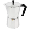 Potwórca do kawy 3 6 9 12 filiżanka espresso Pot aluminium Moka Maker Moka Espresso Latte Percolator Pieve TOP1267L