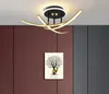 Plafoniera a Led 110v 220v Lampadario moderno Lampada da soffitto per soggiorno Camera da letto Sala da pranzo Lampade lustre Apparecchi di illuminazione a sospensione