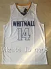 14 Tyler Herro Jersey Whiall High School College Basketball Jerseys Blue White Sport Shirt Najwyższa jakość S-XXL Rzadka