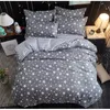 BEST.WENSD Bedding set yellow single Double person Heart-shaped bedding quilt cover set sheet comforter beddengoed roupa de cama Y200417