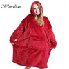 Vinter sömnkläder Robe Women Robes Warm Coral Fleece Bathrobe Hooded Dressing Robes Plus Size Long Bath Robe Szlafrok Bata HOMBRE108542389