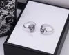 Mode 925 Sterling Silver Skull Rings Moissanite Anelli Bague voor heren en vrouwen feest belofte sieradenliefhebbers cadeau