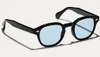 Faugna multicolor Johnny Depp solglasögon UV400 retro-vintage rund fulltinade glasögon HD-lins lem s Italy Pureplank occhiali da sole goggles fullset fodral