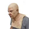 Party Masks 1 Pcs Realistic Old Man Latex Mask Horror Grandparents People Full Head Halloween Costume Props Adult3787059
