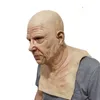 Party Masks 1 Pcs Realistic Old Man Latex Mask Horror Grandparents People Full Head Halloween Costume Props Adult6681117