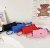 Niedliche Kinderhandtasche, Cartoon-Umhängetasche, modische koreanische Männer und Mädchen, diagonale Zylindertaschen, Mini-Geldbörse