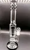 Phoenix Черные прямые кальяны FAB Jet Perc Freezable Coil Tube Bong Стеклянная водопроводная труба построить глицерин кальянов курение