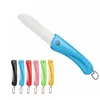 Bestick cutter pare peel fold cut skiva blad keramisk ficka kniv lunch fågel picknick peeler box väska grönsak kök mini frukt