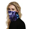 Skull Face Mask Bandane Sciarpa da ciclismo multifunzionale Film Clown Anime Turbante magico Fasce per sport all'aria aperta da donna da uomo