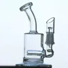 Mini Bongs 20cm Transparências de Água Tubos de Água Vidro Hookahs Recycler Aughty Coper Concentrate Rigs