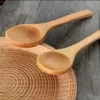 13 cm Mini Holz Bambus Löffel Schöne Gewürz Löffel Eis Löffel Holz Besteck 100 teile/los