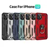 Rüstung Bumper stoßfest Kickstand Telefon Ring Ständer Halter Schutzhülle für iPhone 12 Mini 11 Pro Max XR XS MAX 6 7 8 PLUS SE 2020