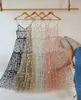 Женщины звездные платья платья Spaghetti ремни из тюля длинные макси максимальные платья мода Bling Bling смотрите через v-образную шею вечеринку1