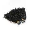 vmae 11a 테이프 insmer human hair extensions 몽골 큐티클 정렬 Vrigin Natural Black 100g 2.5g/조각 아프로 키키 곱슬