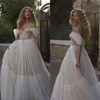 Berta A Line Wedding Dresses 2021 Plus Size Off Shoulder Bridal Gowns Customise Sexy Boho vestido de novia