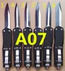 Taktisk dinosaurie A07 9Inch Pocket Knife 440 Blad Double Action Zink Aluminium Alloy Handle Tactical Hunting Fishing EDC Survival Tool Knives