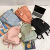 Casual mochilas mulheres hocodo cor bolsa de ombro nylon adolescente menina tendência tendência backbag mochilas fêmea 202211