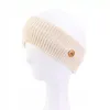 Нового прибытие ювелирных изделий волос женщины Knit ободки с кнопками висячей маски для лица Спорт Теплого платке Mouth Маски Партнера