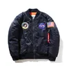 Nya NASA Flight Pilot Mens Stylist Jackets Bomber MA1 Windbreaker Brodery Baseball Military Section S-XXL