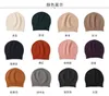 Chapeau d'hiver en cachemire, bonnet solide pour femmes et hommes, bonnets Skullies