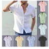 Camisa de manga corta para hombres europeos y americanos camisa de manga corta de verano Camisa casual de verano Multi - Coloricle11