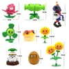 Large Genuine Plants vs Zombie Toys 2 Complete Set Of Boys Soft Silicone Anime Figure Children039s Dolls Kids Birthday Toy Gift4395034