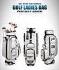 PGM Infällbar golf Aviation Bag Bortabel PU Läder Golf Standard Bag Golf Stor kapacitet Resepaket med hjul 2010298576525