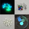 4mm 6mm 8mm 10mm 12mm Fumar Cuarzo Spinning Terp Pearl Insertar Bola Dab Bead Clear Colorful Luminous For Nails Banger Water Bong