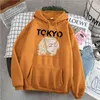 Tokyo Revengers Anime Comics Imprimir Hoodies Homem Inverno Outono Fleece Sweatshirts Japão Dos Desenhos Animados Harajuku Streetwear Hooded Mens H1227