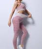 Kvinnor Yoga Outfits Passar Designer Seamless Sportkläder Tracksuiter Fitness Sport Gym Tvåbitar Set Workout Sats Bra Leggings för Woman Runner Teach Wear Tracksuit