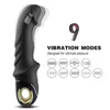 NXY Vibrators 9 Frequency Big Size Vibrating Dildo Anal Sex Toys Waterproof Wireless Black Silicone Vibrator 0104