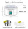 7ジャー多機能DIYツールステンレススチールライナー納豆米ワインピクルスヨーグルトマシンのフリーレシップ1.5L自動ヨーグルトメーカー