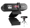 1080 P 2 K 4 K Konferans PC Webcam Otomatik Odak USB Web Kamera Laptop Masaüstü Ofis Toplantı için HOM için Mic HD ile Tripod ile HD