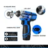 PROSTORMER 12V Electric Wrench 100NM Torque 38 inch Cordless 2000mAh Lithium Rechargeable Battery Car Repair Power Tool Y200323