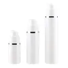 2020 15 30 50 ml TOM FOMPFILLABLE VIT VIT Högkvalitet Airless Vacuum Pump Bottle Plastic Cream Lotion Container Tube Travel Travel