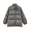 Winterjacke Herren Langarm High Street Retro Lose Lässige Reißverschluss Baumwolle Dicker Warmer Mantel T7211 Phin22