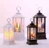 Hot Style Christmas Simulated Small Oil Lamp Shop Window Bar Restaurant Hand - Held Small Wind Lamp Decorations