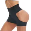 WENYUJH Women Hip Control Panties Hollow Out Hole Sexy Ass Hip Shaper Buttocks Push Up Shapewear High Waist Slimming Shapewear Y220311