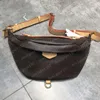 الخصر حقيبة Bumbag رجل حقيبة بحزام حمل Crossbody المحافظ رسول تنقش الرجال حقيبة يد جلدية مخلب موضة محفظة Fannypack # X01