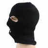 Люминесцентные три отверстия Cap Трикотажные Headgear Winter Skimask Keep Warm дизайнер Cap ветрозащитный анфас Cover Party Маски Теплый Тактический шлем